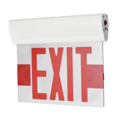 China For Home UL cUL Listed Commercial Plastic LED Emergency Exit Sign Edge-Lit JELCEX1RC for sale