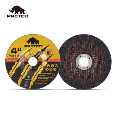 China High Quality Efficient High Abrasive 4Inch Disc Fin Wheel Grinding Tools for sale