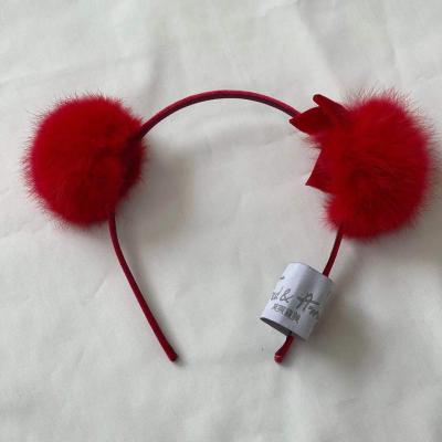 China New Popular Soft Color Knotted Silk Headband Women Girls Hot Korea Style Red Hair Accessories For Kids for sale