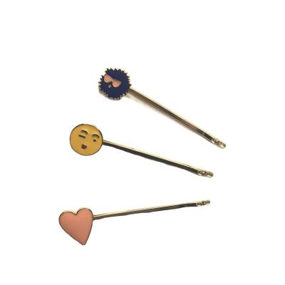 China Cute Cartoon Colorful Hair Clips Cute Hair Accessories Hairpins Set For Girls 3 Pieces Pack for sale