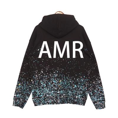 China Anti-wrinkle 2023 New Fashion High Quality Men Hoodies Custom Logo Amiry Famous Brand Amr Hoodie Warm Cotton Hoodies Sweatshirts for sale