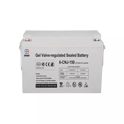 China SUYEEGO Factory Price Machine- Long Time Rechargeable Gel Battery 12v 150ah Air To Ground Sealed Battery 200ah Solar Battery Acid Energy Storage for sale