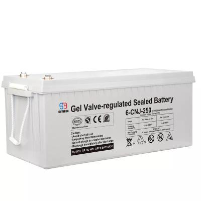 China toys gel battery 12v 250ah 200ah 150ah for solar system for sale