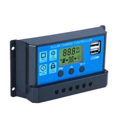 China Suyeego Factory Price Automatic Voltage 12v/24v Solar Panel Controller 12V 10A 20A Pure Sine Wave Inverter Charger PWM Charge Controller 30A for sale