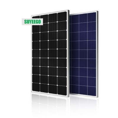 China SUYEEGO 500 Watt 250w 200w 150w 400w Mono Small 182mmx182mm OEM Folding DC PV Industrial Solar Panels for sale