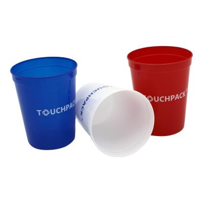 China 2021 Custom Eco Friendly Disposable PET Tea Stocked Biodegradable Plastic Cups For Beverage for sale