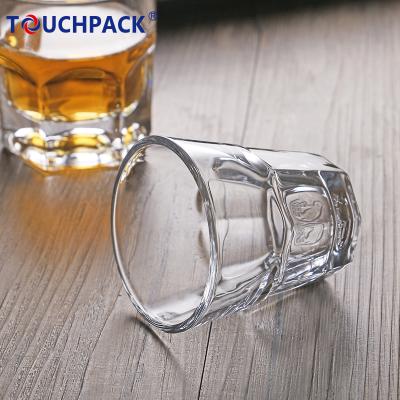 China Viable Wholesale Restaurant Glassware Glass Cup Customized LOGO Highball Glass Cup for sale