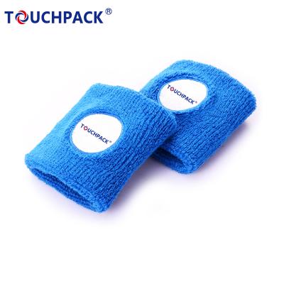 China Universal Custom Logo Jacquard Knitted Cotton Sports Wristbands Wholesale Price Headbands for sale