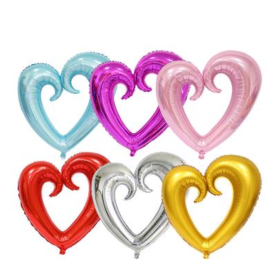 China Luxury 40 Inch Love Foil Balloons Valentine's Day Background Wall Wedding Party Decoration for sale