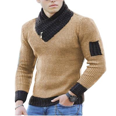 China Anti-wrinkle Zhejiang autumn winter premium casual men's tank top nfl marino wool with zipper men's turtle neck Kashmir sweater for sale