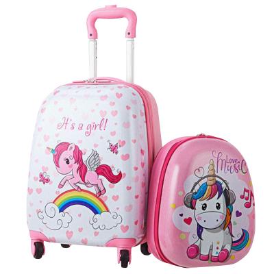 China Wholesale Waterproof Girls Trolley Korean Trolley School Bags With Wheels For Teenage Girls Kids Women School for sale