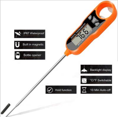 China Amazing Kitchen Thermometers Kitchen Instant Read Sensor ABS Plastic Cooking Thermometer With Long Probe SS304 For Food Baking Liquid Meat BBQ for sale