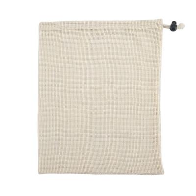 China Eco-Friendly Eco-Friendly Shopping Plastic Free Small Natural Color Double Stitched Organ Cotton Product Sewn Bag For Fruits And Vegetables for sale