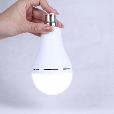 China Residential 5W 7W 9W 12W 20W 30W E27 B22 Lamp Bombillos Smart Rechargeable Emergency Led Bulb, Rechargeable Led Bulb, Led Bulb Lighting for sale