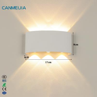 China Modern New Designer 6W Creative Antique Bed Lamp Side Wall Led Light Fixtures Restaurant Indoor Double Wall Led, Led Wall Lamps for sale