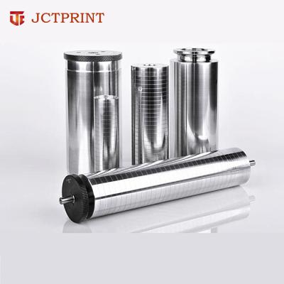 China High wear resistance and high precision cylinder zinc plating aluminum or steel material custom flexo printing roller / for sale