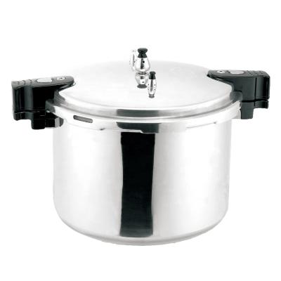 China Explosion-proof aluminum alloy rice stand-up pressure cooker with two ears for sale