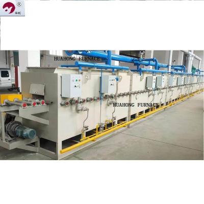 China Factory Gas Heating Copper Strip Continuous Hot Rolling Furnace for sale