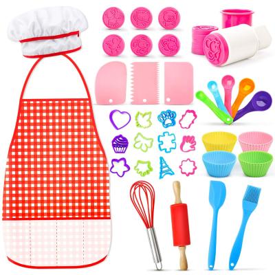 China Eco-friendly Non-Toxic Kids Baking Role Play Set Toy Of Cooking Kitchen Role Play Set Toys for sale