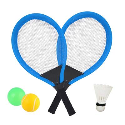 China Non-Toxic Badminton Toy Racket Beach Outdoor Sports Kids Sports Game Tennis Racket Ball Toys for sale