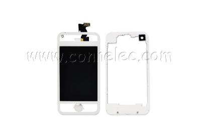 China transparent set Iphone 4 complete LCD and back cover, repair parts Iphone 4, Iphone repair for sale