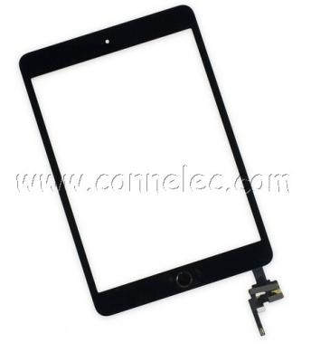 China Ipad mini 3 front panel digitizer with home button, repair parts Ipad mini 3, Ipad mini 3 repair for sale