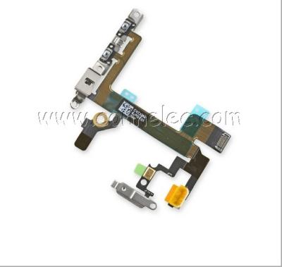 China audio control and power button cable for Iphone 5S, repair Iphone 5S, for Iphone 5S power for sale