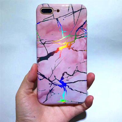 China Iphone 8(plus)/7(plus) TPU laser marble case, Iphone 8(plus)/7(plus) protective TPU case, Iphone 8(plus) accessories for sale