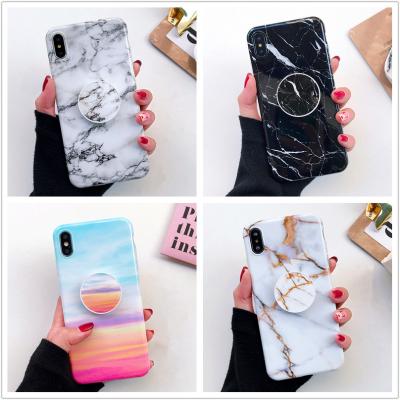 China Iphone X(s) TPU mable case with holder, Iphone X(s) protective TPU case, Iphone X(s) accessories, Iphone X marble case for sale