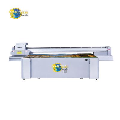 China Hotels most popular large format 2513 UV flatbed printer with ricoh gen5 print head for leather/fabric/PVC UV printing machine for sale