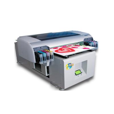 China A2-LK4880 digital inkjet metal paper flatbed printer, 8 colors digital inkjet a2 dtg printer for sale