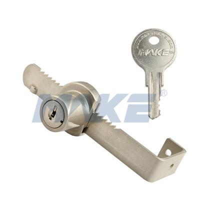 China MK104-33 Zinc Alloy Zigzag Sliding Glass Cabinet Door Lock For Showcase for sale