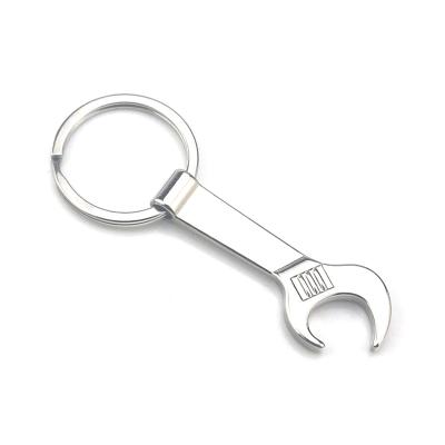 China Viable Wholesale Blank Mini Beer Bottle Opener Keychain Mental Keychain Can Tin Opener for sale