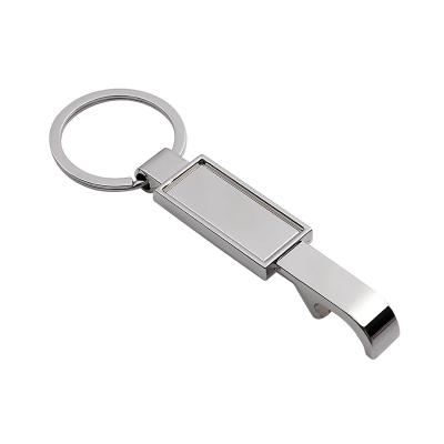 China Wholesale Creative Viable Empty Beer Bottle Opener Metal Key Chain Wall Key Opener for sale