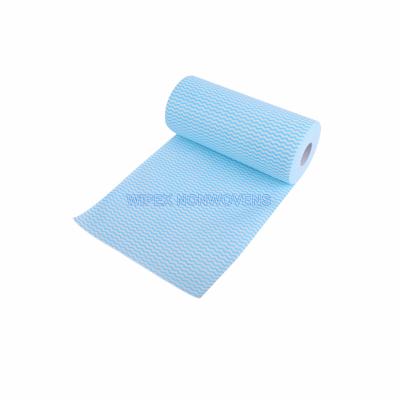 China WIPEX Sustainable Spunlace Nonwoven Disposable Cleaning Dry Wipes For Household Cleaning for sale