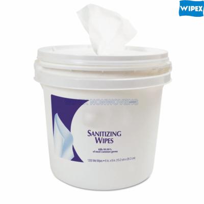 China Disposable Germicidal Bucket Cleaning Wet Cloths for sale