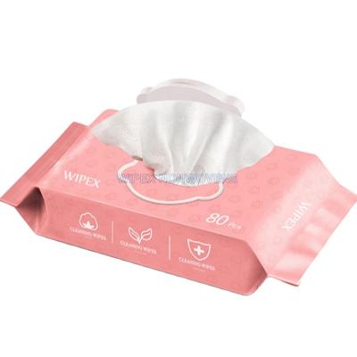 China Cleansing Makeup Wipes Private Label Face Wipes Makeup Remover for sale