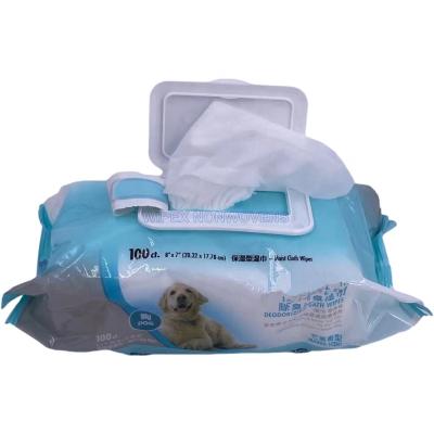 China Pet Cleaning Eye Wipes Pet Grooming Cloths for sale