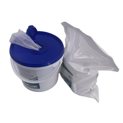 China Big Pack Bleach Barrel Germicidal Cleaning Rag Rolls for sale