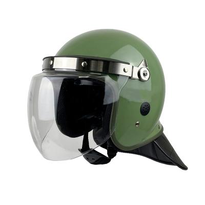 China High Strength ABS Material PC Helmet Anti Riot Equipment Police Riot Helmet For Police for sale