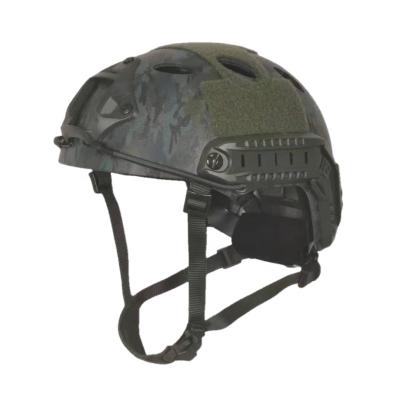 China FAST Night Camouflage Color FAST Tactical Helmet Has Holes for sale