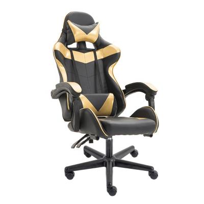 China Adjustable Modern Swivel Liftable PC Office Chair (Height) Gaming Racing Chair Without Footrest for sale