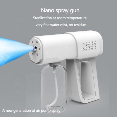 China Rechargeable Electric Sprayer Machine Rechargeable Electric Mist Spray Gun Health Disinfection Gun K5 Wireless Nano Jet for sale