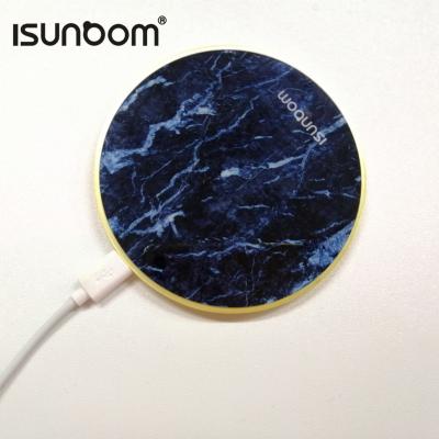 China Mobile Phone SHENZHEN Factory Around Protective Qi Marble Wireless Charging Wireless Charger For Samsung Galaxy S8/S6/S7/S7EDGE/Note5 for sale