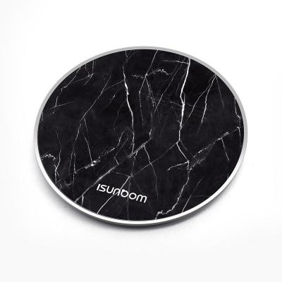 China 2019 Hot Selling New Mobile Phone Pattern Marble Charging Qi Fast Mobile Phone Wireless Charger For iphone xs for sale