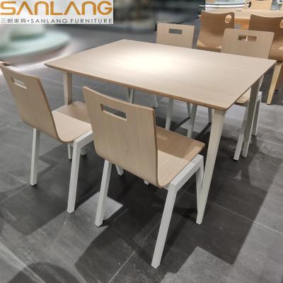 China Modern Niture Makers Importer Chairs Bentwood Cafe Restaurant Set Restaurante Metal Fast Food Table And Chair for sale