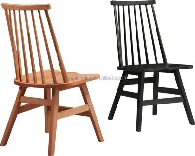 China Warranty Sanlang Chair Solid Wood Wooden Dining Windsor Chair for sale