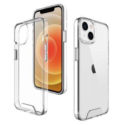 China High Quality Anti-drop Accessories Phone Case Clear Shockproof Acrylic Full Phone Cover For iPhone 13 12 Max 11pro Case for sale