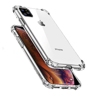 China 100% Good Quality 1.5mm TPU Clear Cases Eco-friendly Phone Case For iphone 12 11 7 8 plus X Xs Xr Transparent Case Cover for sale