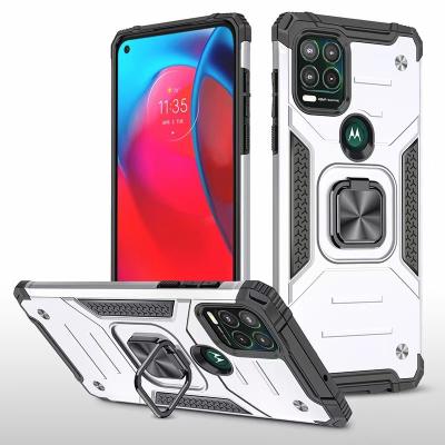 China Accurate Hole Position For iPhone 13 12 11 XS MAX Car Magnet Armor Kickstand Case Shockproof Bracket Ring Holder for sale